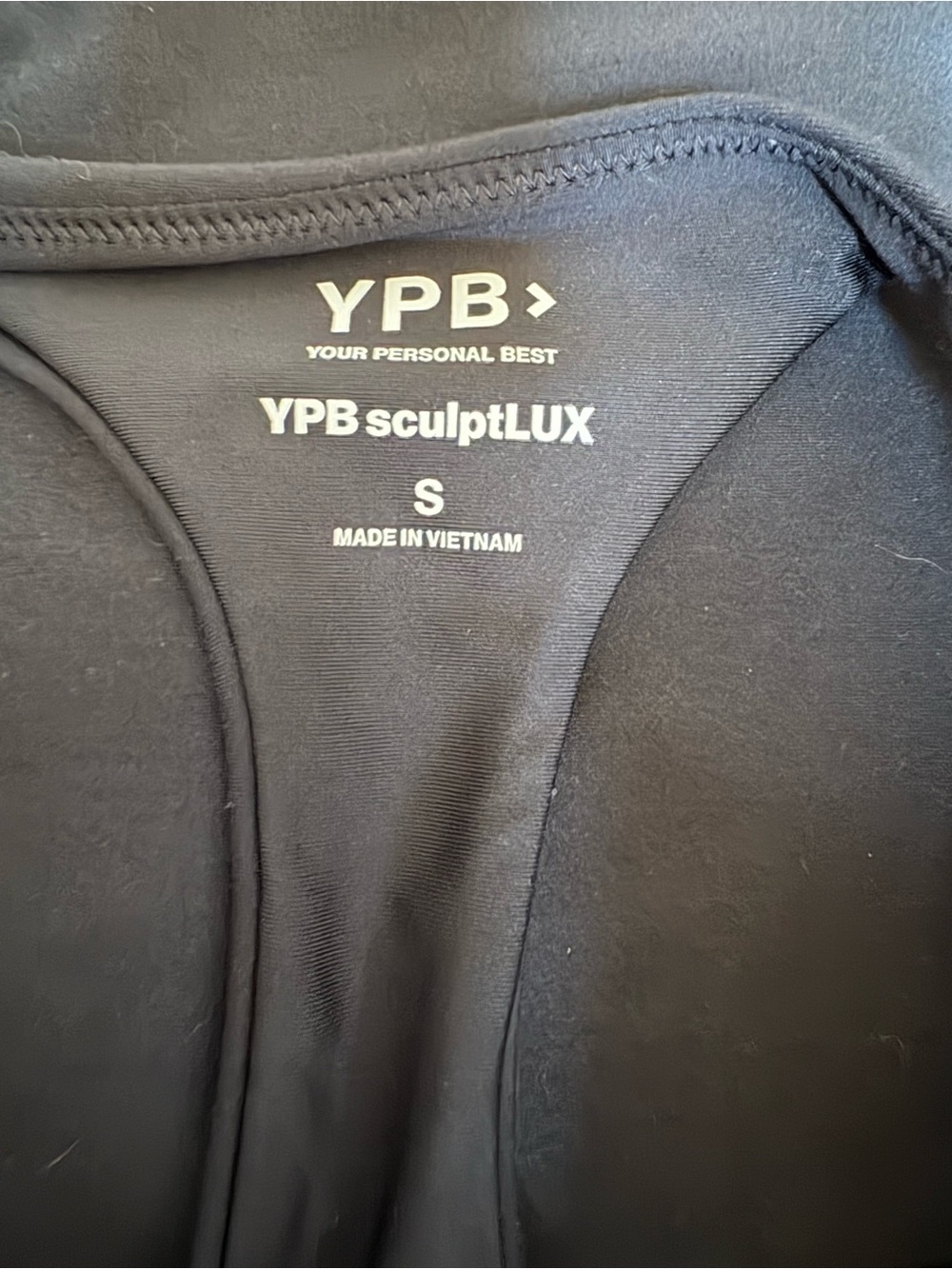 YPB SculptLUX Black Tank Top - Women's